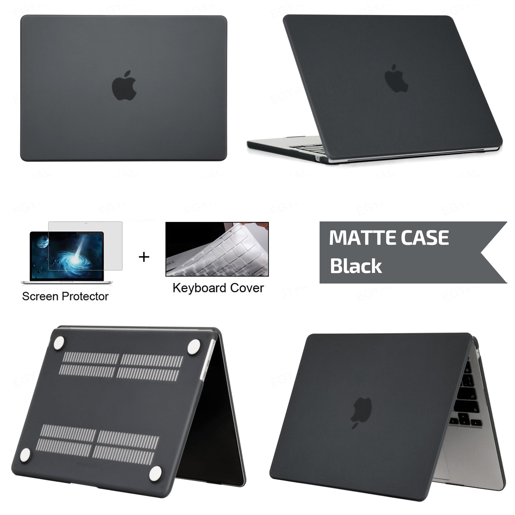 Hochwertige Ultra Dünne Hartschalen Case - Laptophülle für MacBook Air/Pro/M3/M2/M1: 16,14,13-inch | 2024/2023/2022/2020 Series – Premium Cover