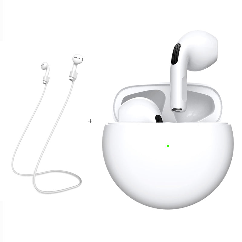 Premium AirPods Pro Design TWS Kopfhörer: Bluetooth Wireless Earphones – Lifestyle & Sport Headset, Stereo Mini-Ohrhörer mit Fingerabdruck-Touchsteuerung für Apple iPhone 16/15/14/13/12 Pro Max Plus Mini, Samsung und Android – Sport-Ohrhörer