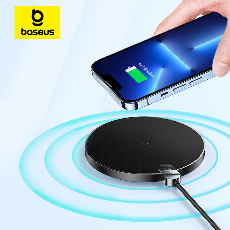 15W Fast Qi Charger | Premium MagSafe Universal Wireless Charging Pad |Smartphones, Apple iPhone, Samsung, iOS & Android | Inductive Safe Fast Charging