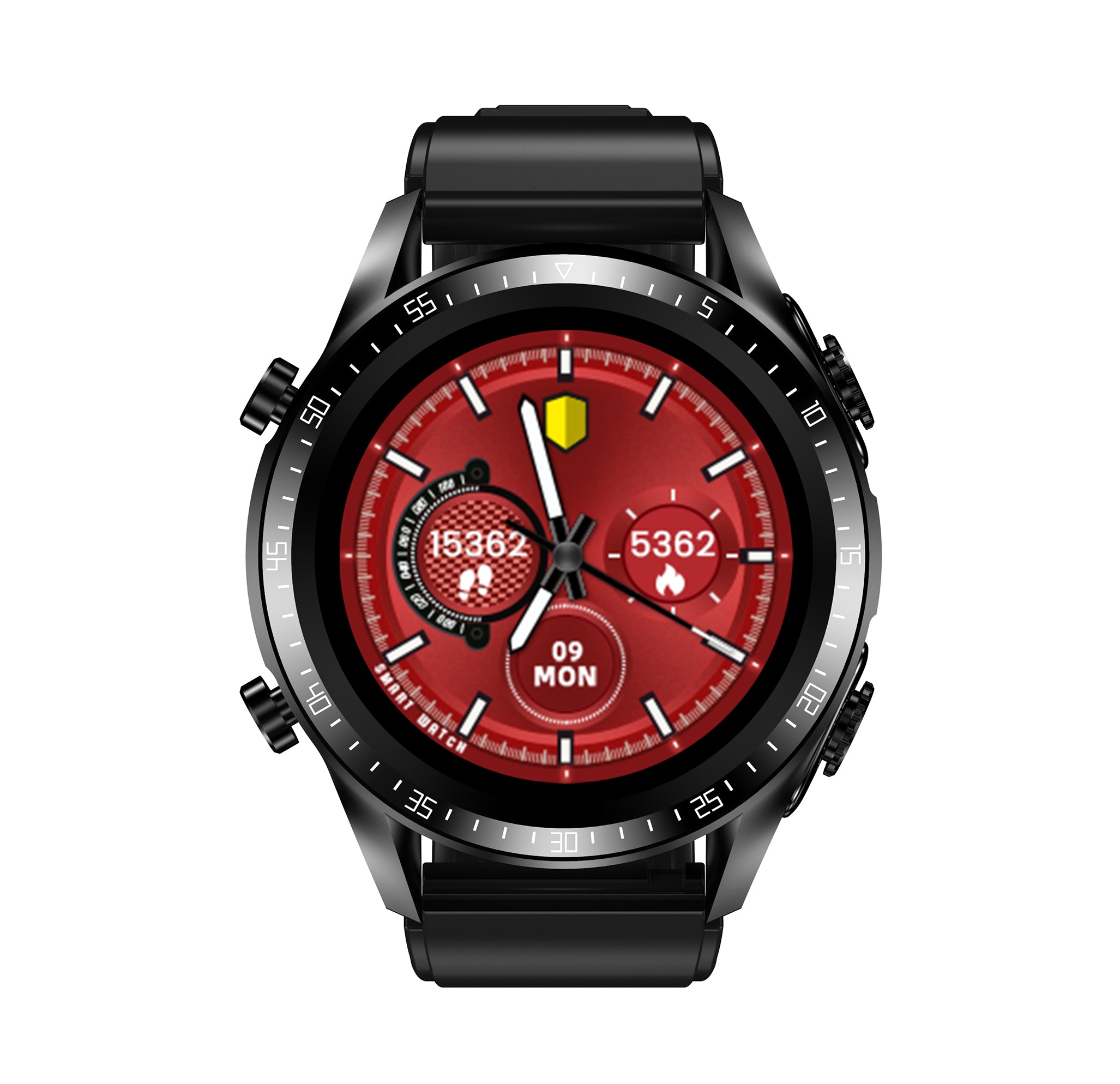 Premium Neue Smartwatch 400mAh Outdoor mit Kompass, Positionsbestimmung | NFC-Zugangskontrolle, IP68 Wasserdicht, Fitness und Gesundheit Smartwatch für Herren