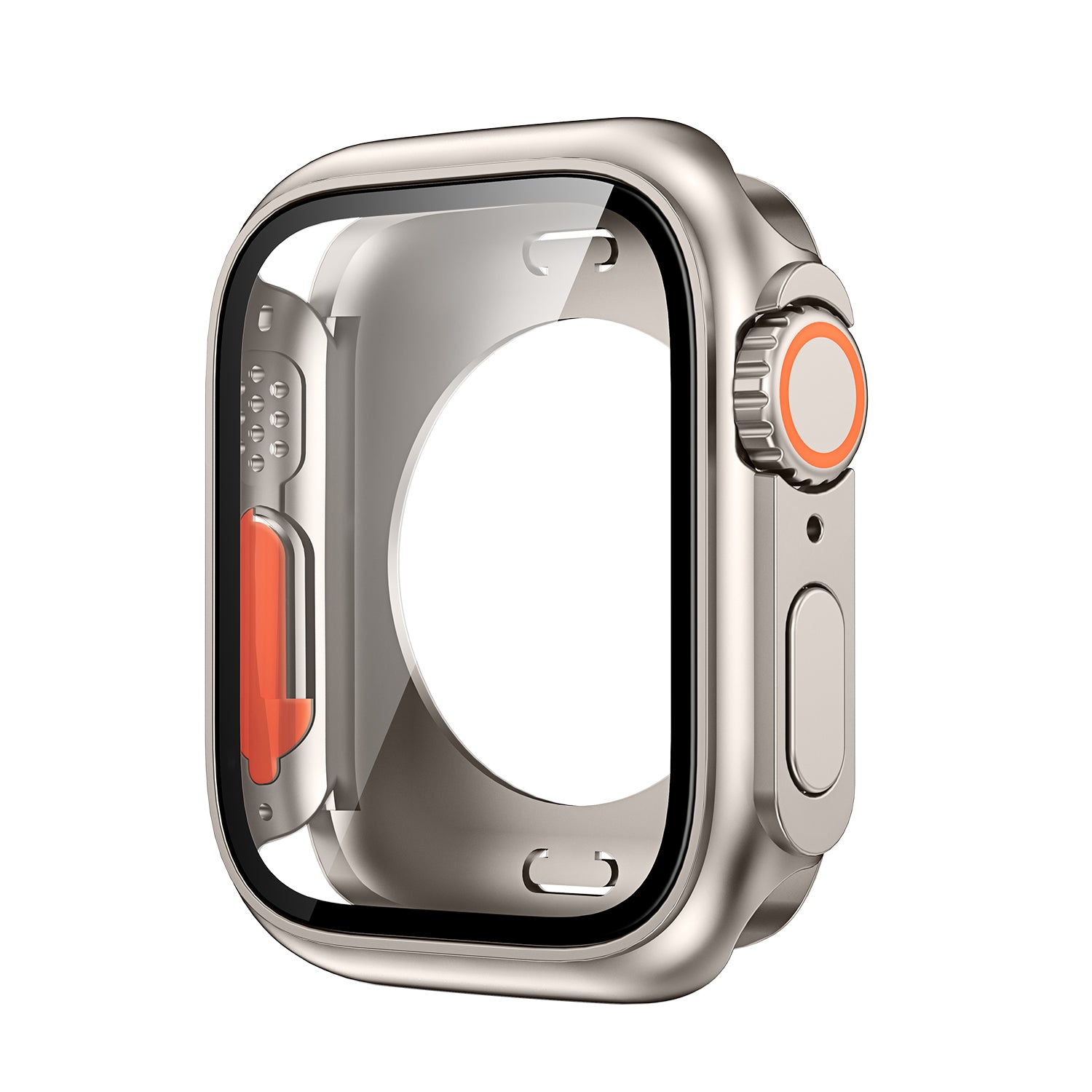 Premium Displayschutzfolie & Cover Hülle für Apple Watch 44mm 45mm 40mm 41mm - Robustes PC-Front & Rückseitenstoßstangengehäuse für iWatch Serie 10/9/8/7/6/5/4/3/2/1 & Ultra 2/1, SE: 2024, 2023, 2022, 2021, 2020, 2019, 2018, 2017, 2016,