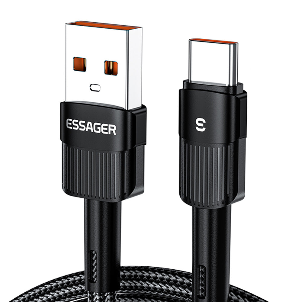 Prämie 7A USB Typ C Kabel | Schnellladekabel für Realme, Huawei P30 Pro, Samsung, Oneplus, Poco F3 - 66W Schnelllade