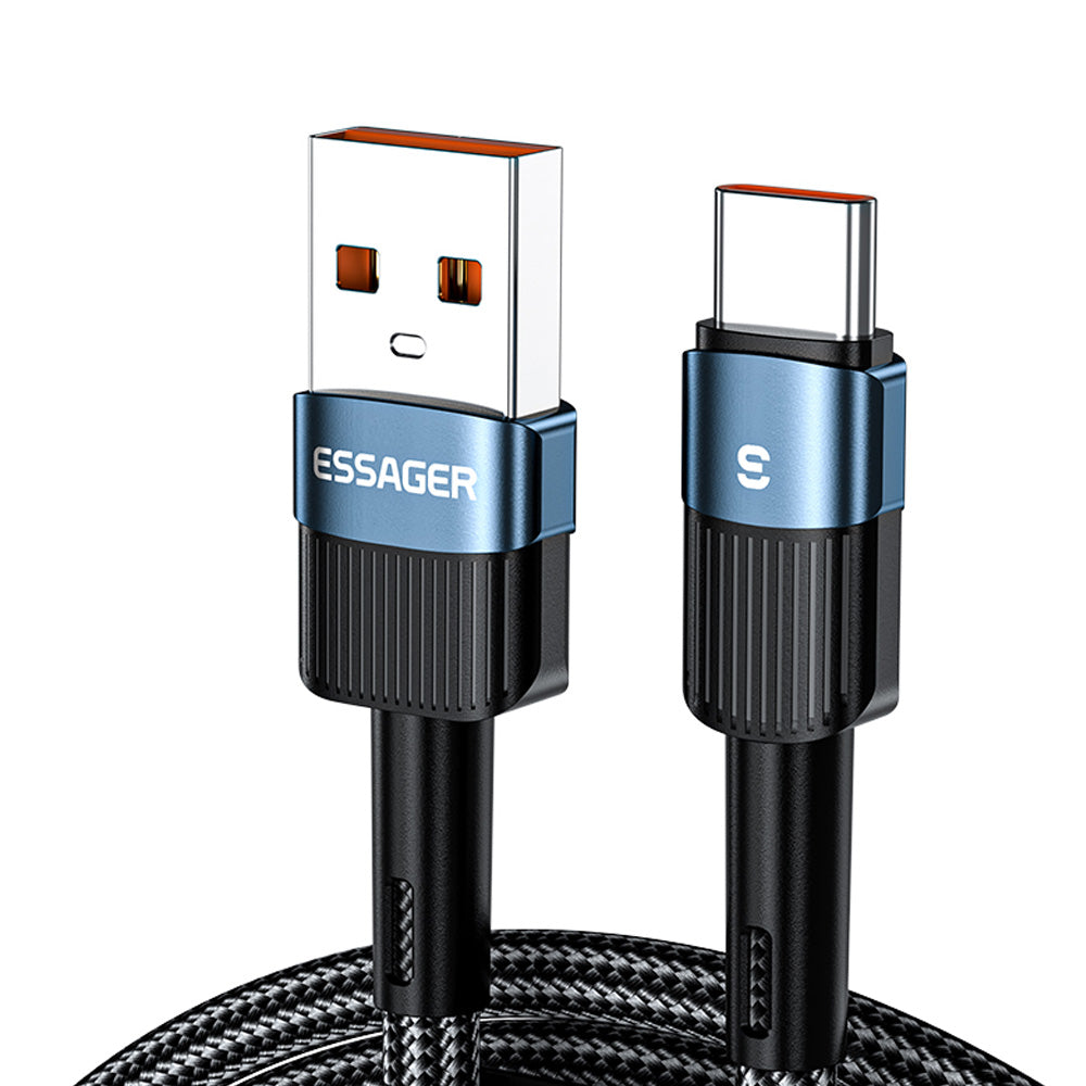 Prämie 7A USB Typ C Kabel | Schnellladekabel für Realme, Huawei P30 Pro, Samsung, Oneplus, Poco F3 - 66W Schnelllade