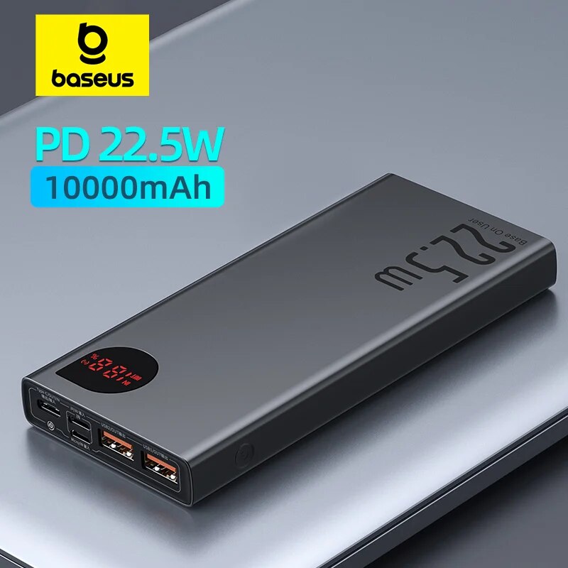 Prämie Power Bank 10000mAh mit 22,5 W PD Schnellladegerät – Tragbares Ladegerät für iPhone 15, 14, 13, 12 Pro Max, Xiaomi.