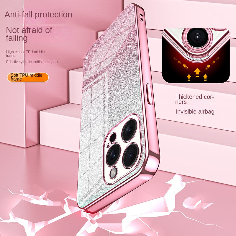 Premium Glitzernde Telefonhülle | MagSafe, Abdeckung, Apple iPhone 15/14/13/12/11 Pro Max XS/X/XR/SE Plus | Stoßfeste 