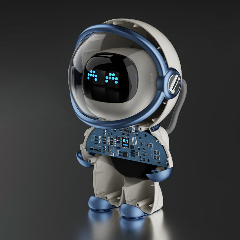 Premium Intelligenter Astronaut Bluetooth Lautsprecher | Kreativer Digitaler Smart Wecker FM Radio Elektronisches Schlaf