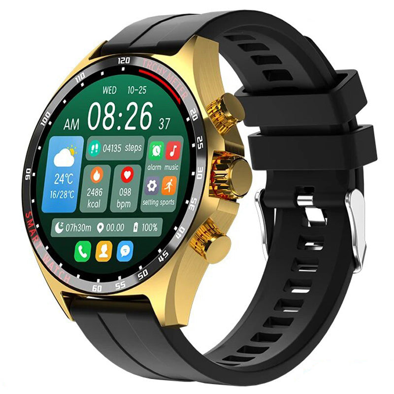 Premium Neue Smartwatch 400mAh Outdoor mit Kompass, Positionsbestimmung | NFC-Zugangskontrolle, IP68 Wasserdicht, Fitness