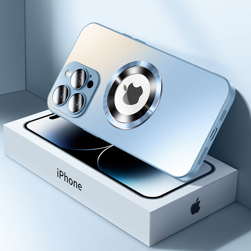 Hochwertige Matte Magnetische iPhone-Hülle mit MagSafe Case für Apple iPhone 15/14/13/12 Pro Max Plus | Glasobjektiv-Kameraschutzabdeckung, Panzer-Schutzhülle, Stoßfest und Stilvolle Handyhülle | Tasche in limitierter Auflage - Phone Heaven Zone