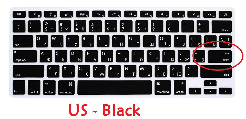 Premium Tastaturschutz-Skin für Macbook Air/Pro/M3/M2/M1: 16,14,13-inch | 2024/2023/2022/2020 Series  Hochwertige Tastatur-Abdeckung