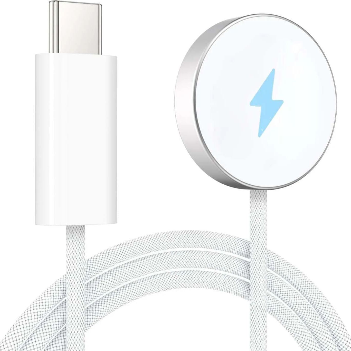 Hochwertiges Kabel für Apple iWatch Wireless Charger Watch 10/9/8/7/6/5/4/3/2/1 & Ultra 2/1, SE: 2024, 2023, 2022, 2021, 2020, 2019, 2018, 2017, 2016 Laden | Prämie USB Lightning Ladekabel