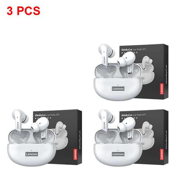 New Lenovo LP5 Wireless Premium Bluetooth Earphones: HiFi Music Headphones for Sports, Waterproof Headset with Microphone | Limited Edition