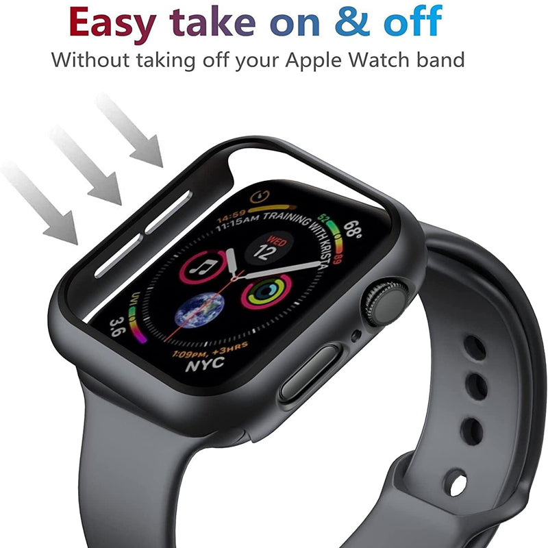 StarGuard - Premium PC-Firmencover für Apple Watch Upgrade Ultra 10/9/8/7/6/5/4/3/2/1 & Ultra 2/1, SE: 2024, 2023, 2022, 2021, 2020, 2019, 2018, 2017, 2016