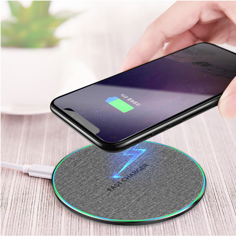 30W Fast Wireless Charging Pad | Premium USB C Charging Cable MagSafe Charger for Smartphones, Apple iPhone, Samsung, iOS &amp; Android- Fast Wireless Charging Pad