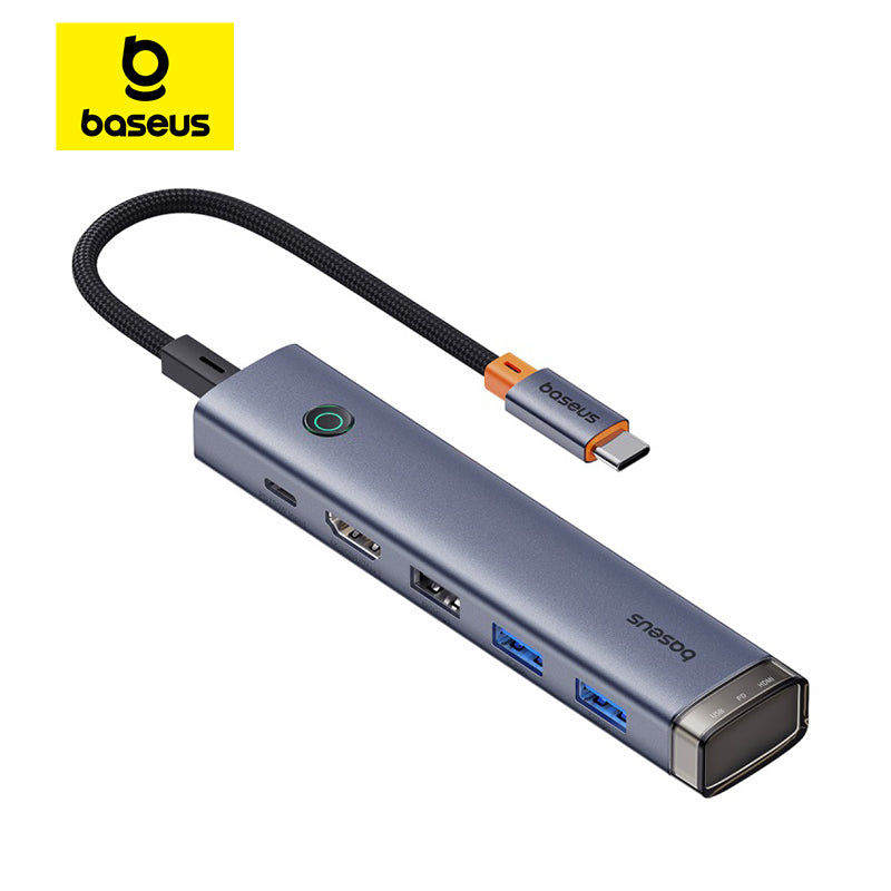 Premium USB C Hub 10Gbps: Typ-C zu HDMI, USB-Adapter, Ethernet-Port, Docking Station für Macbook Air/Pro/M3/M2/M1: 16,14,13-inch | 2024/2023/2022/2020 Series  Air, USB-Splitter – Kompatibel und Leistungsstark