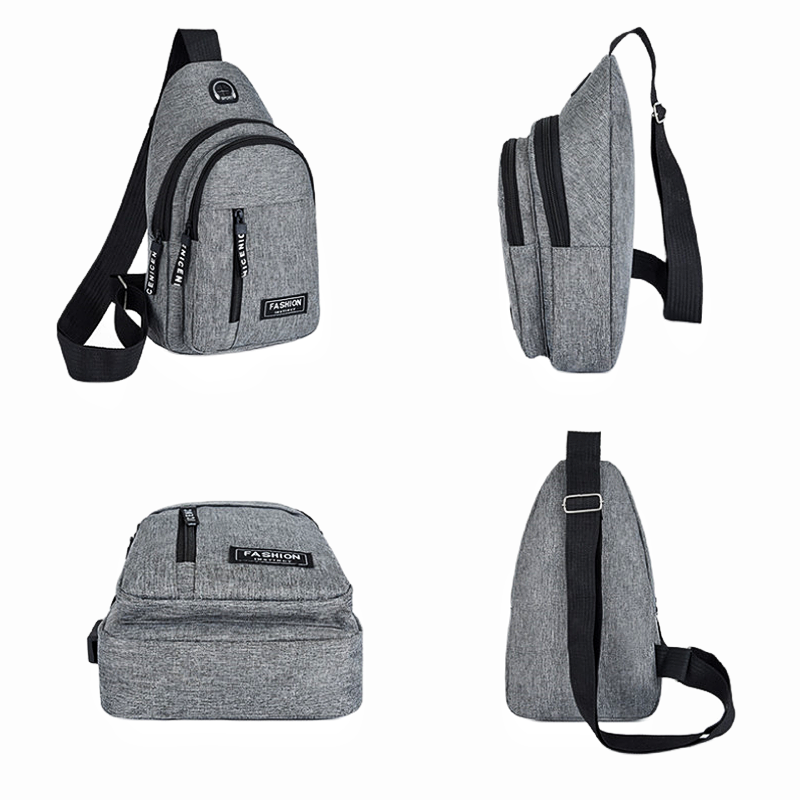 Hochwertige Neue Multifunktions-Brusttasche 2024: Herrenmode Trend aus Oxford Stoff, koreanischer Stil, Lässig und Wasserdicht  MacBook Air/Pro/M3/M2/M1: 16,14,13-inch | 2024/2023/2022/2020 Series