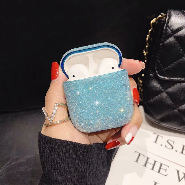 Luxus 3D Bling Diamant Hülle für Apple AirPods 4/3/2/1 and Pro Series 2024/2022/2021/2019/2016 Pro & AirPods MagSafe Case Zubehör für Kabellose Bluetooth-Kopfhörer