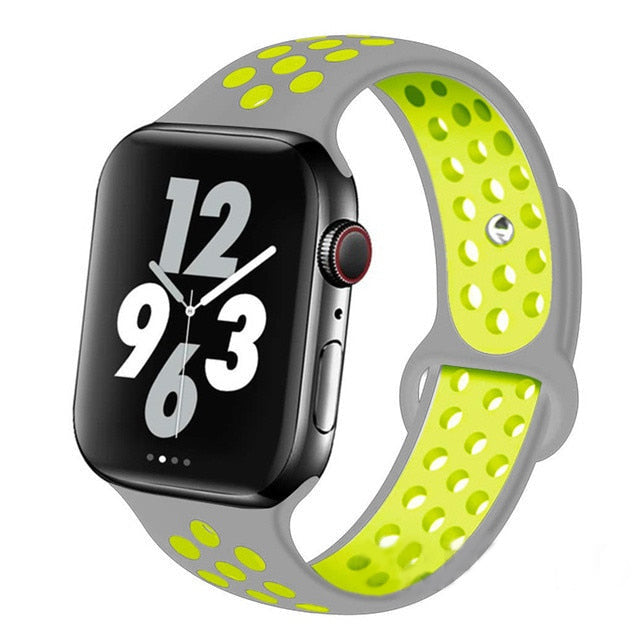 Premium Silikonarmband für Apple Watch