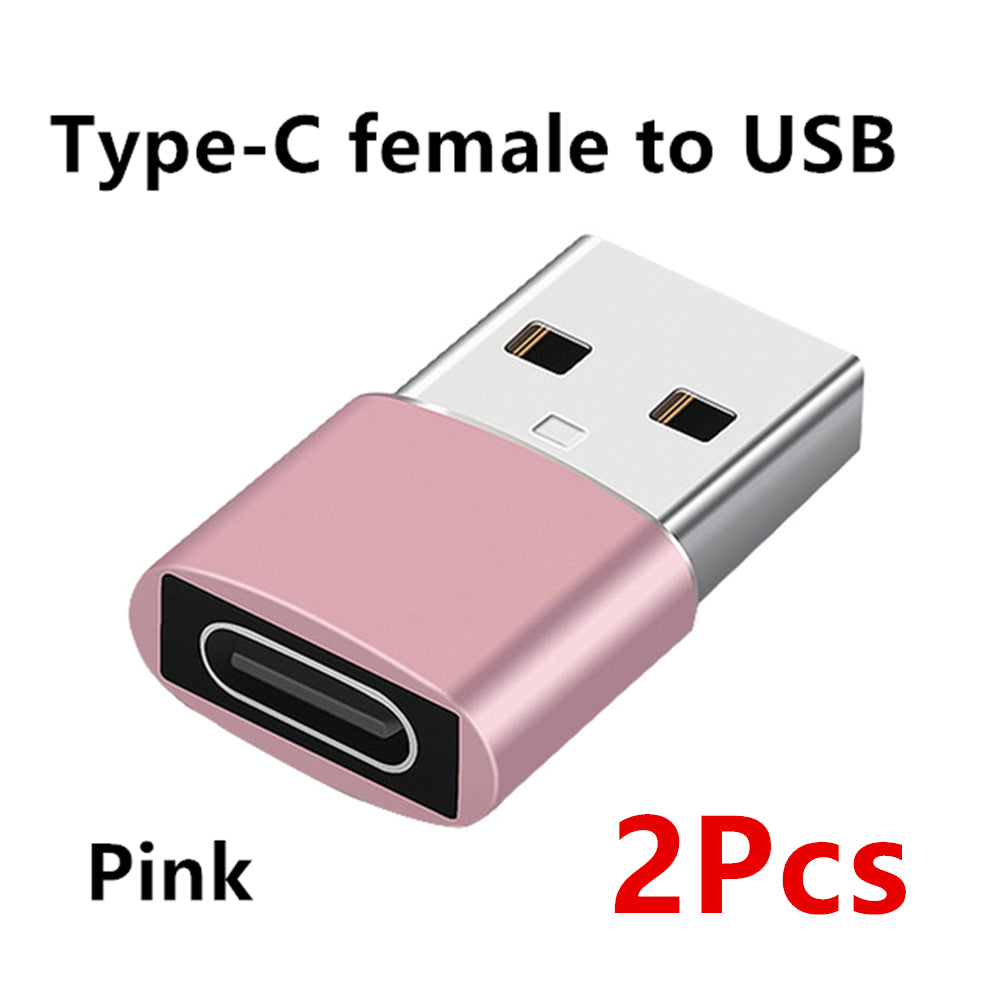 Premium 3D USB OTG Adapter | Typ C für Smartphone, Laptop, Tablet, PC, Apple iPhone, iPad, MacBook, iOS, Android, Samsung, Typ C Kabel – Datenladekonverter