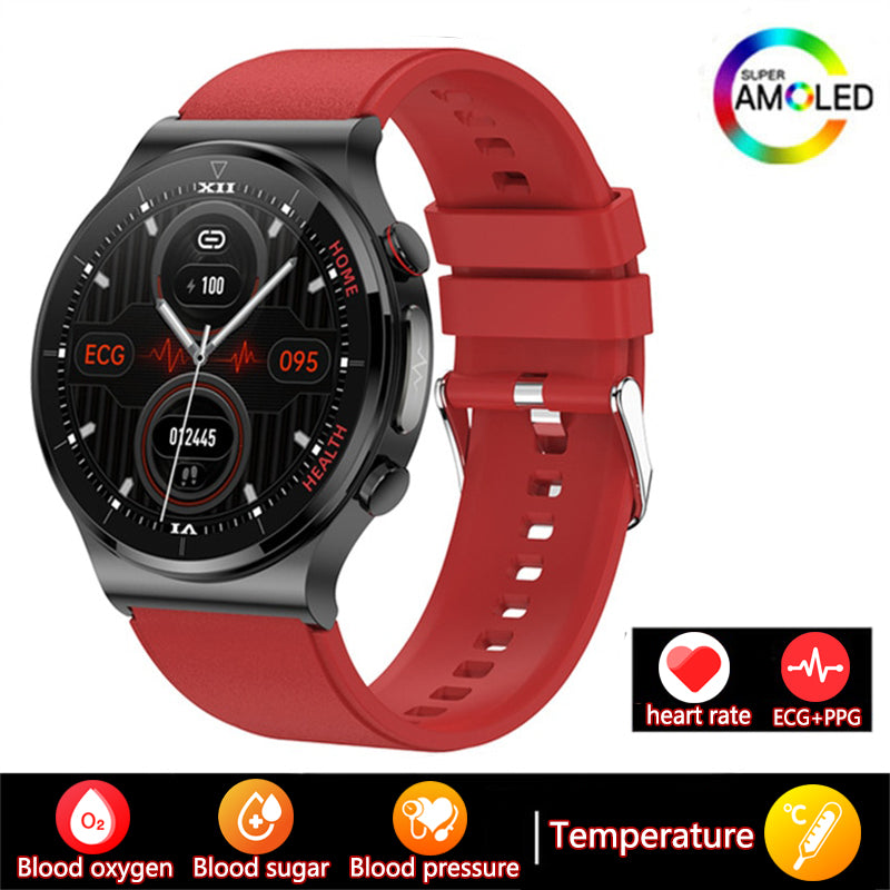 Premium Exklusive Smartwatch: Ideal für Sport, Business & Lifestyle | EKG, AMOLED HD, Bluetooth, GPS, Herzfrequenz | Limitierte Edition