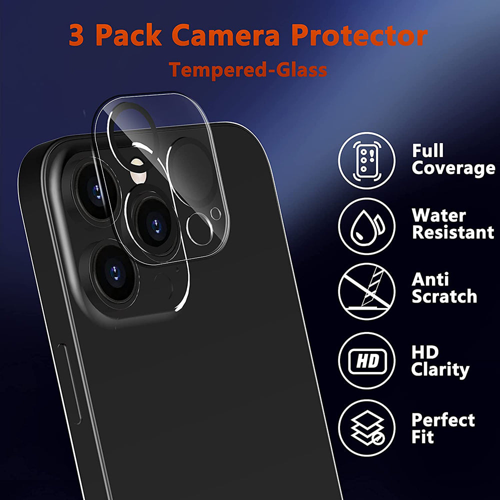 Crystal Clear Camera Lens Protection Tempered Glass for Smartphone, Laptop, Tablet, PC, Apple iPhone, iPad, MacBook, iOS, Android, Samsung | Premium Shield Against Scratches and Dust