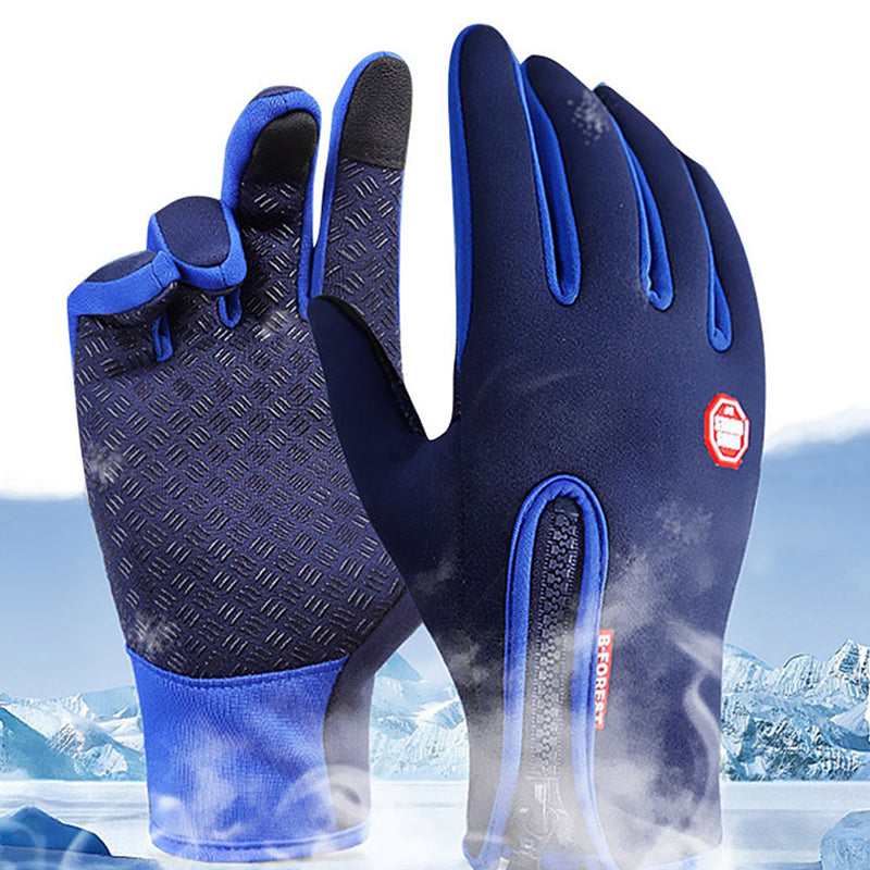 Premium Touchscreen Winterhandschuhe für Männer & Frauen: Touchscreen-kompatibel, Wasserdicht, für Smartphone, Laptop, Tablet, PC, Apple iPhone, iPad, MacBook, iOS, Android, Samsung Motorrad, Fahrrad, Outdoor-Sport & Ski, Warm mit Samtfutter