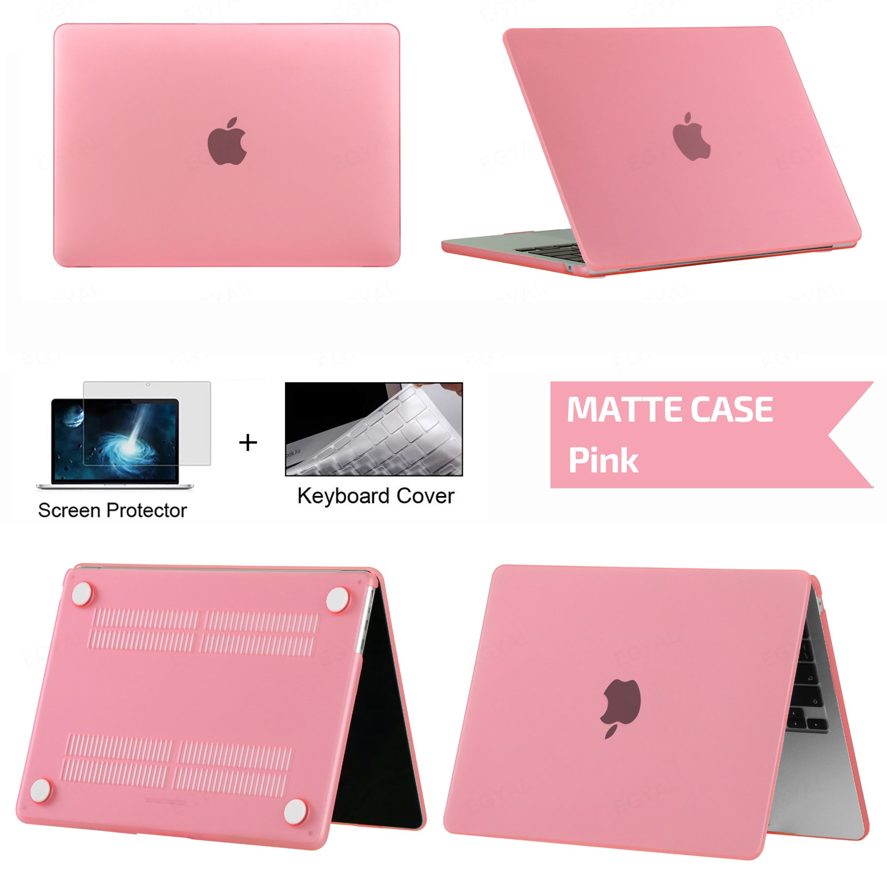 Hochwertige Ultra Dünne Hartschalen Case - Laptophülle für MacBook Air/Pro/M3/M2/M1: 16,14,13-inch | 2024/2023/2022/2020 Series – Premium Cover