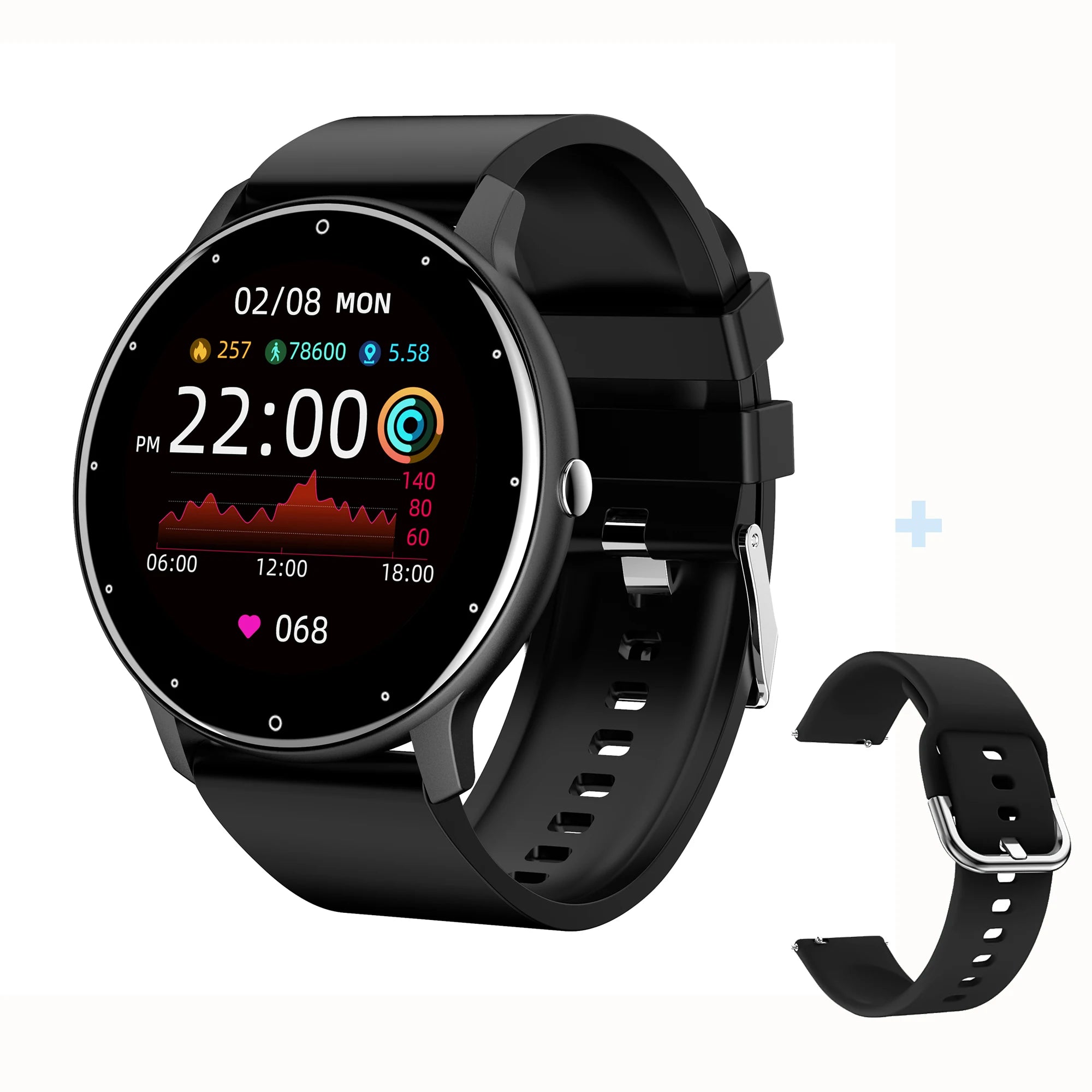 Premium Smartwatch für Männer: Health & Fitness Tracker, Touchscreen, Bluetooth-Anruf, Herzrhythmus, Puls, EKG, Sportfunktionen, IP67 Wasserdicht, für Android & Apple iOS, inkl. Box | Limitierte Auflage