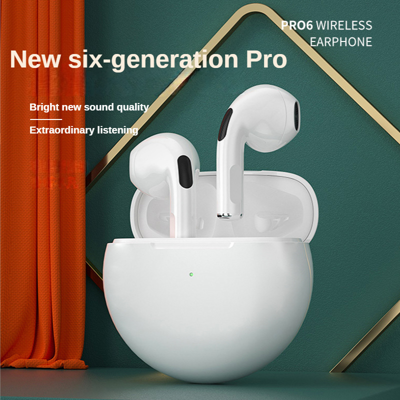 Premium AirPods Pro Design TWS Kopfhörer: Bluetooth Wireless Earphones – Lifestyle & Sport Headset, Stereo Mini-Ohrhörer mit Fingerabdruck-Touchsteuerung für Apple iPhone 16/15/14/13/12 Pro Max Plus Mini, Samsung und Android – Sport-Ohrhörer