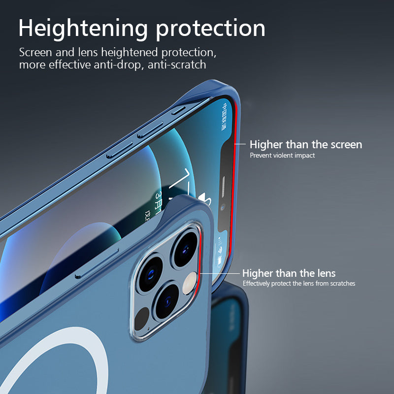 Ultra-Dünne Magnetische Transparente Apple iPhone Hülle