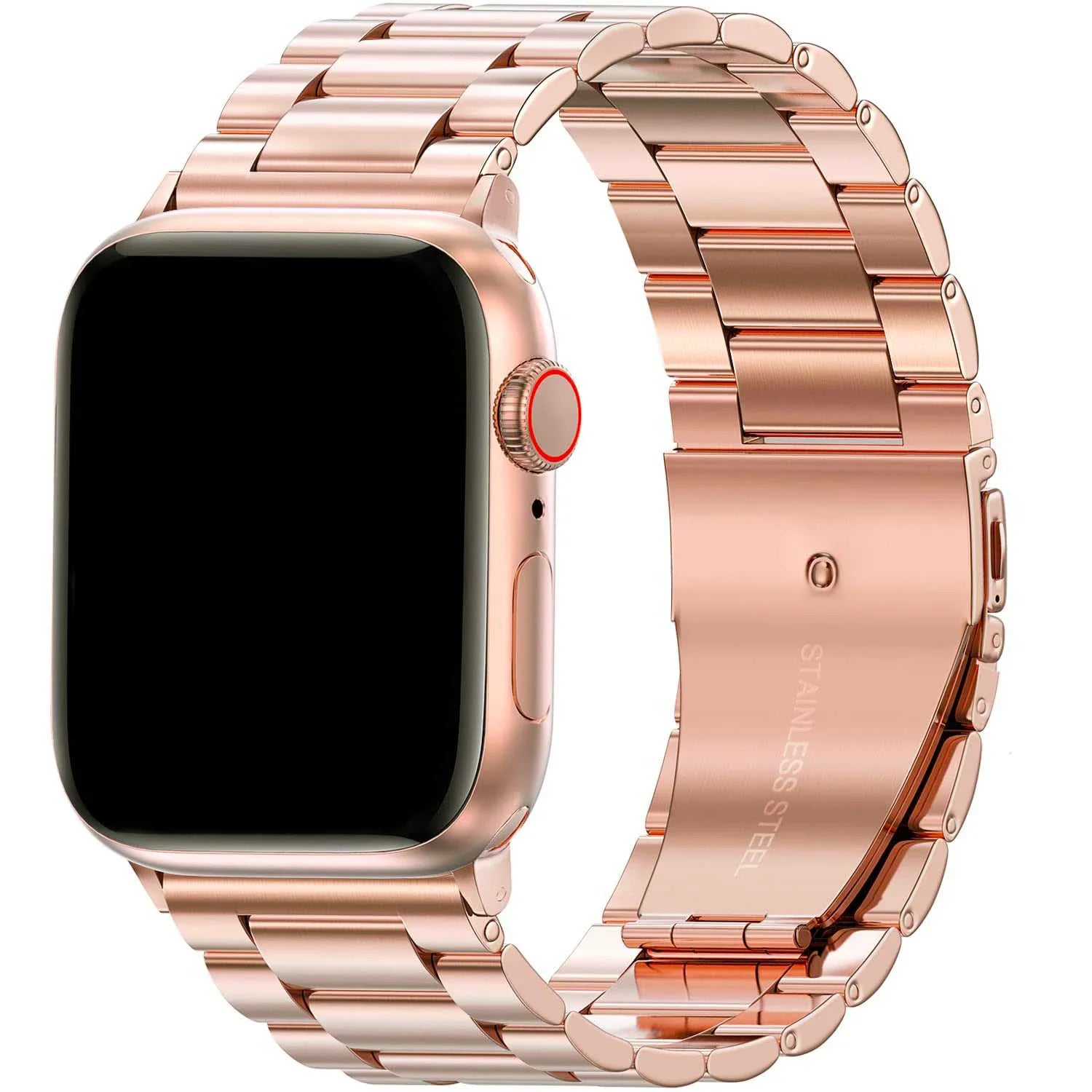 Metallband für Apple Watch 49mm, 45mm, 44mm, 42mm, 41mm, 40mm | Premium Edelstahl Armband für iWatch 10/9/8/7/6/5/4/3/2/1 & Ultra 2/1, SE: 2024, 2023, 2022, 2021, 2020, 2019, 2018, 2017, 2016 | Top-Qualität Gürtel