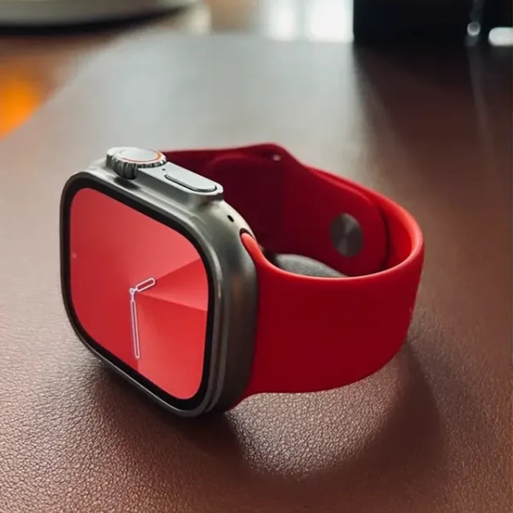 Hochwertiges Silikon-Loop-Band für die Apple Watch | Gummisport-Armband | Kompatibel mit der iWatch-Serie