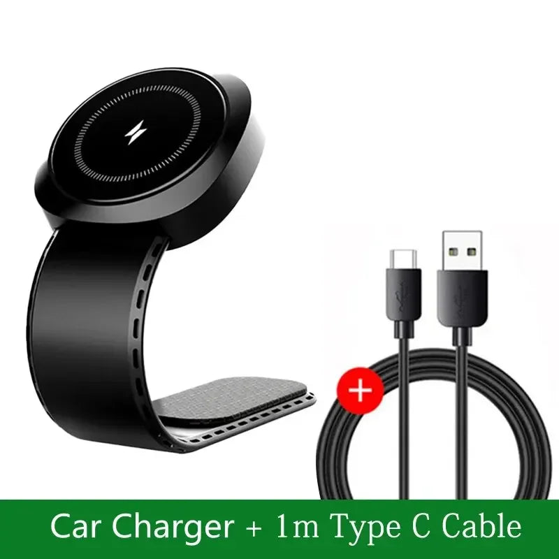 High-Quality Magnetic 30W Wireless Car Charger with Phone Mount for Smartphones, Apple iPhone, Samsung, iOS & Android | Fast Charging Station and Car Holder