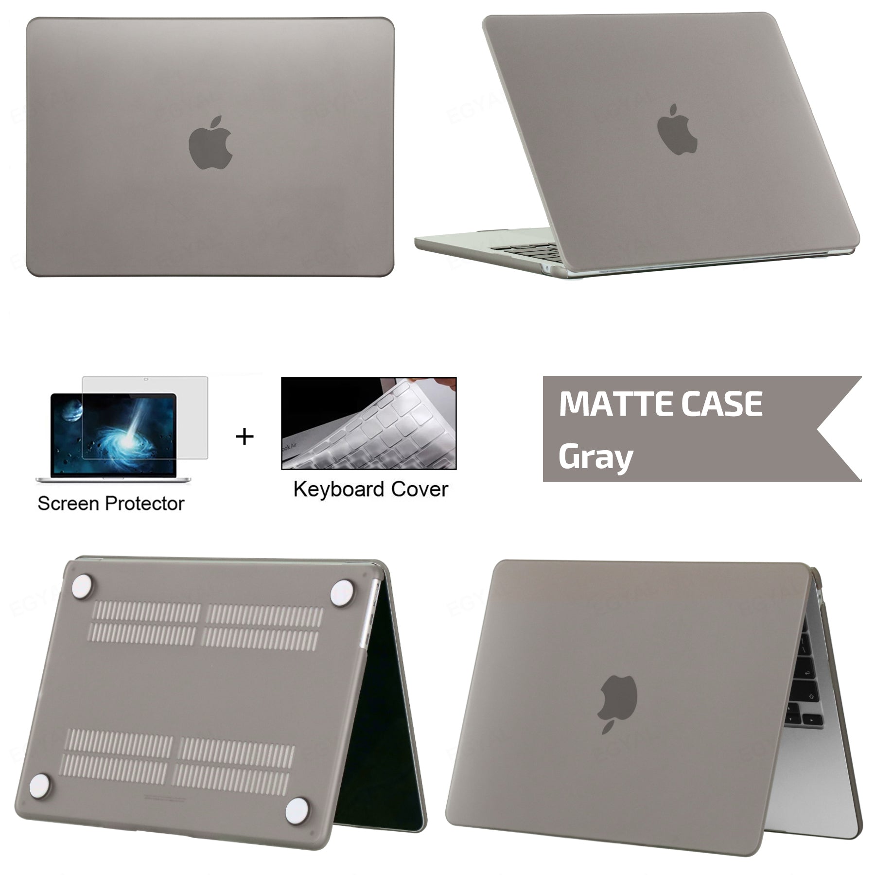 Hochwertige Ultra Dünne Hartschalen Case - Laptophülle für MacBook Air/Pro/M3/M2/M1: 16,14,13-inch | 2024/2023/2022/2020 Series – Premium Cover