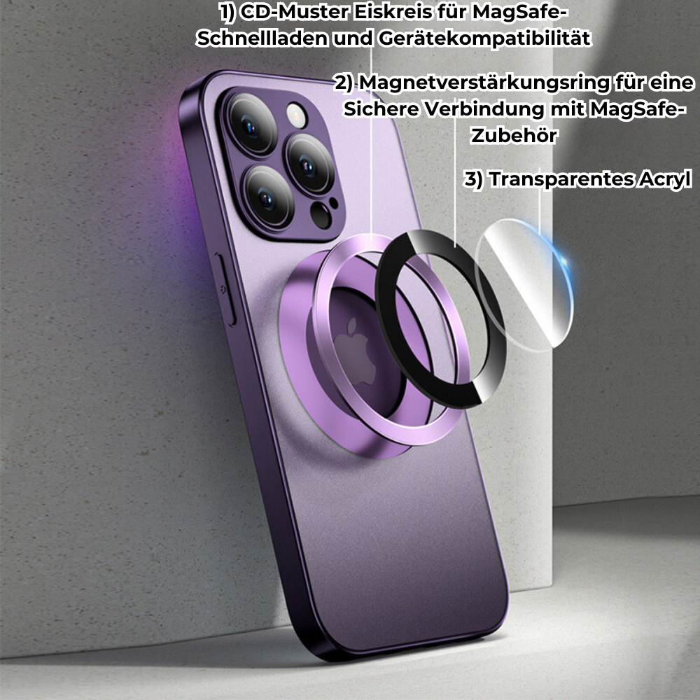Hochwertige Matte Magnetische iPhone-Hülle mit MagSafe
