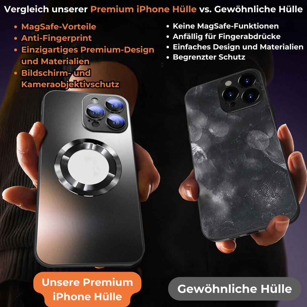 Hochwertige Matte Magnetische iPhone-Hülle mit MagSafe