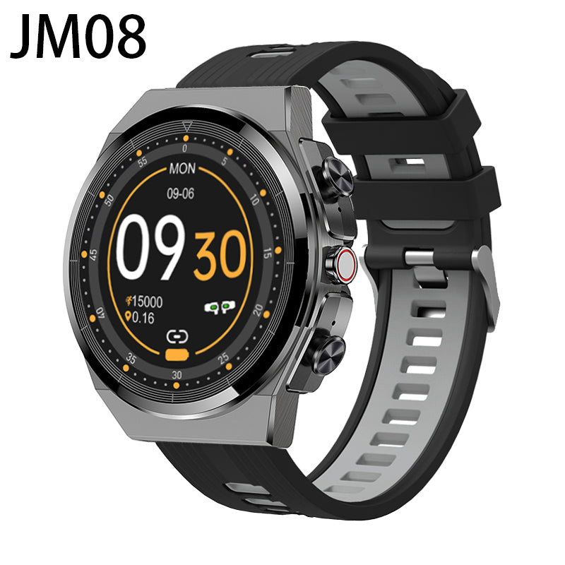 Premium Neue Smartwatch 400mAh Outdoor mit Kompass, Positionsbestimmung | NFC-Zugangskontrolle, IP68 Wasserdicht, Fitness und Gesundheit Smartwatch für Herren