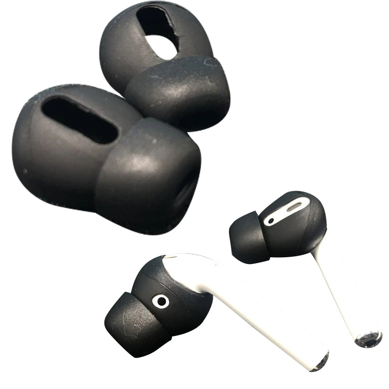 Premium-Silikon-Ohrpolster für Apple AirPods Kappen, Kopfhörerhüllen, Ohrstöpsel (2 Stück/Paar) | Hochwertige Ohrpolster