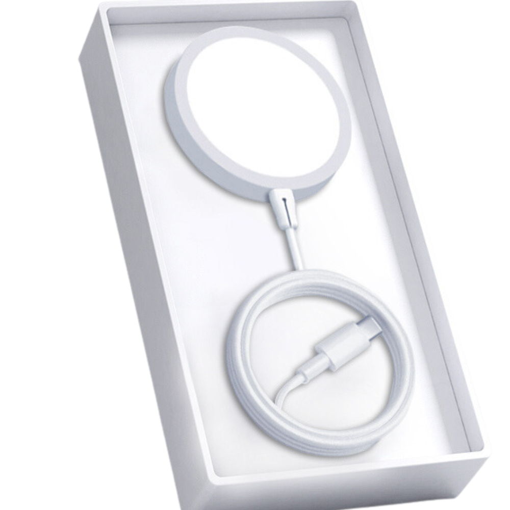 MagSafe Magnetisches Kabelloses Ladegerät | 20W Magnetisches Schnellladepad für Apple iPhone, AirPods, iPhone Dock Station