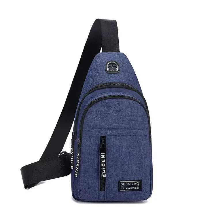 Hochwertige Neue Multifunktions-Brusttasche 2024: Herrenmode Trend aus Oxford Stoff, koreanischer Stil, Lässig und Wasserdicht  MacBook Air/Pro/M3/M2/M1: 16,14,13-inch | 2024/2023/2022/2020 Series