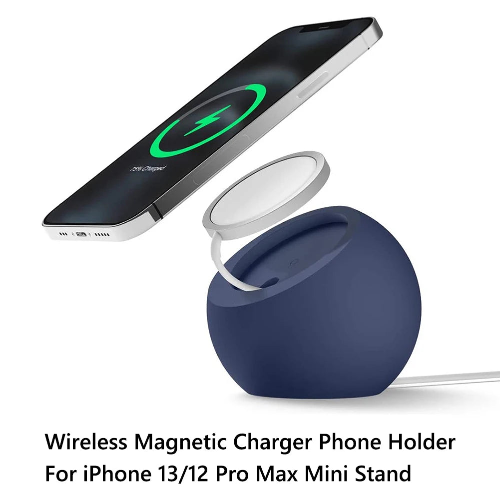 Magnetische 15W Induktions-USB-Ladegerät Schnellladestation | für Smartphones, Apple iPhone, Samsung, iOS & Android Apple Watch, AirPods | Wireless Fast Charging Dockingstation