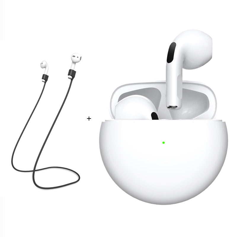 Premium AirPods Pro Design TWS Kopfhörer: Bluetooth Wireless Earphones – Lifestyle & Sport Headset, Stereo Mini-Ohrhörer mit Fingerabdruck-Touchsteuerung für Apple iPhone 16/15/14/13/12 Pro Max Plus Mini, Samsung und Android – Sport-Ohrhörer