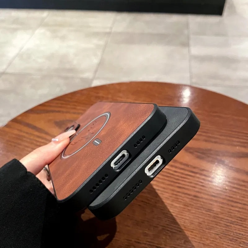 Hirschleder Apple iPhone Hülle | Handyhülle, Case, MagSafe, Wireless-Laden, Schutzhülle, Cover iPhone 15, 14, 13 Pro Max Plus