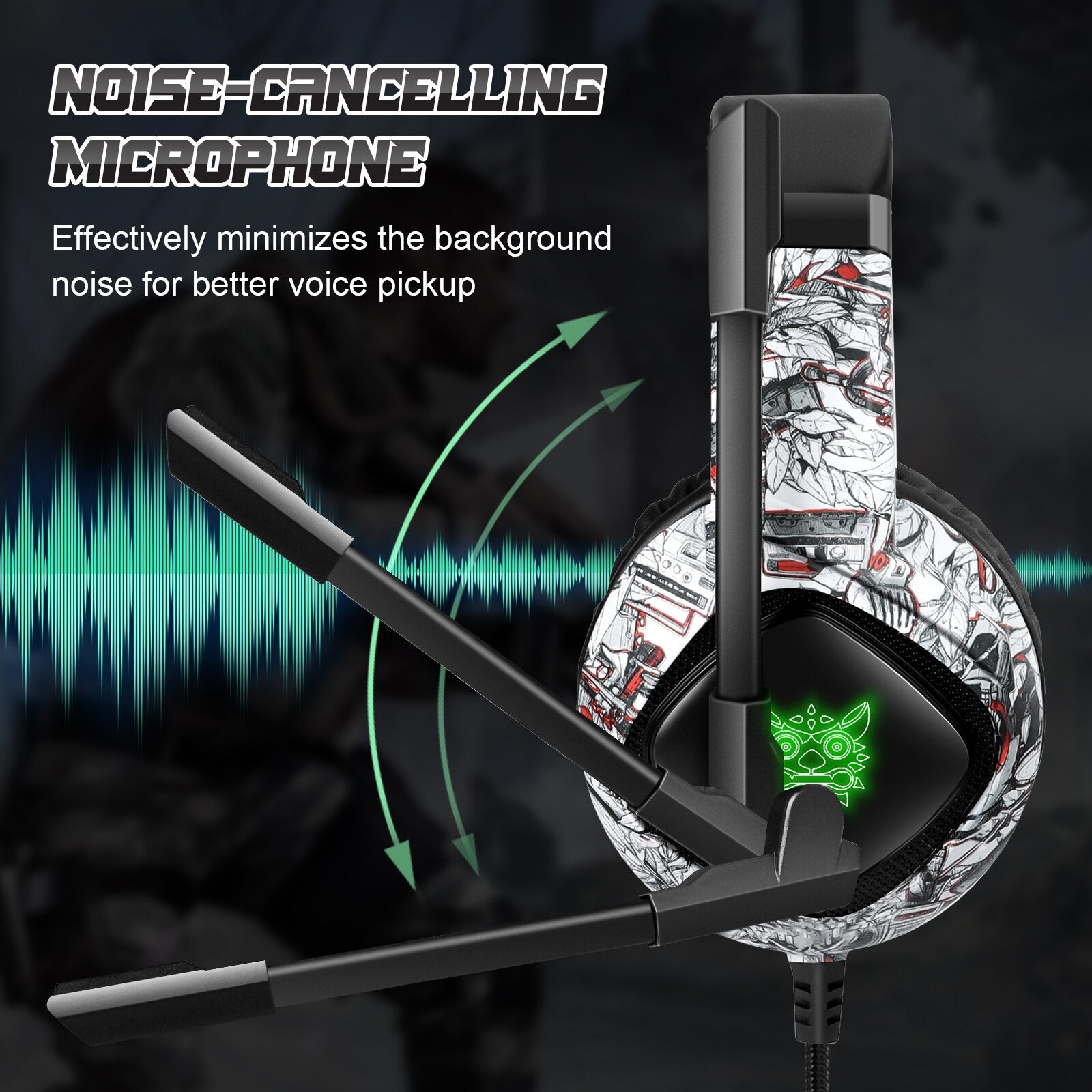 Premium ONIKUMA K19 Gaming-Headset | Kabelgebunden, Geräuschunterdrückung, Mikrofon | Stereokopfhörer | Limitierte Auflage