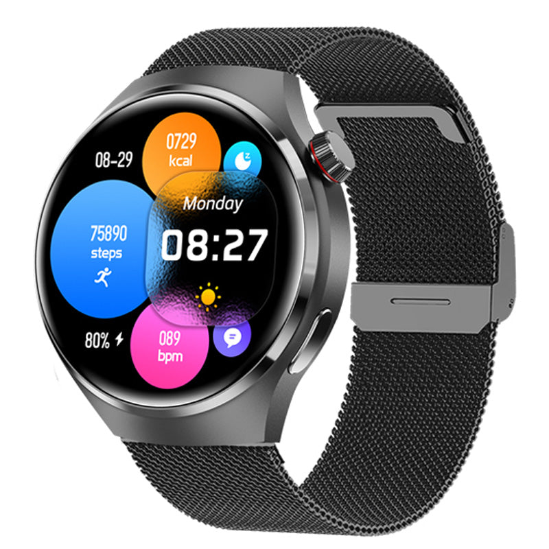 Neu für Hochwertiges GT4 Pro Smartwatch Männer: IP68 NFC GPS Tracker, AMOLED 360*360 HD Bildschirm, Herzfrequenz,