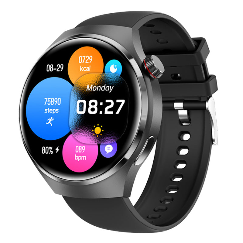 Neue Hochwertige 2024 GT4 Pro Smartwatch für Männer IP68 NFC GPS Tracker AMOLED 360 | HD Bildschirm Herzfrequenz