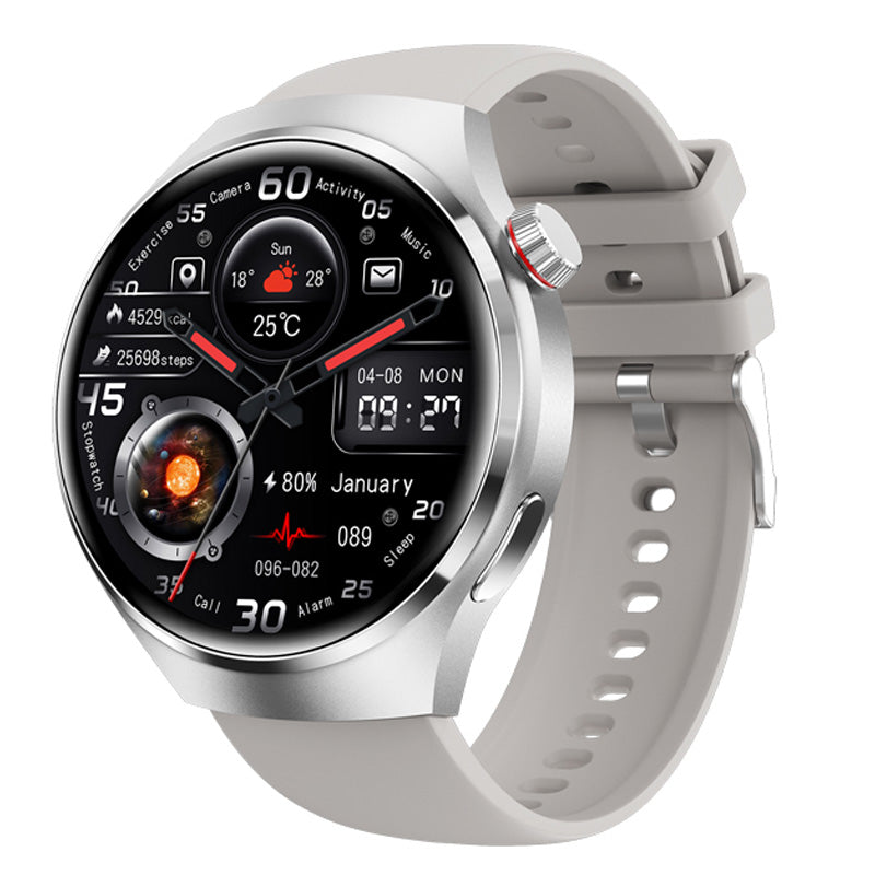 Neue Hochwertige 2024 GT4 Pro Smartwatch für Männer IP68 NFC GPS Tracker AMOLED 360 | HD Bildschirm Herzfrequenz