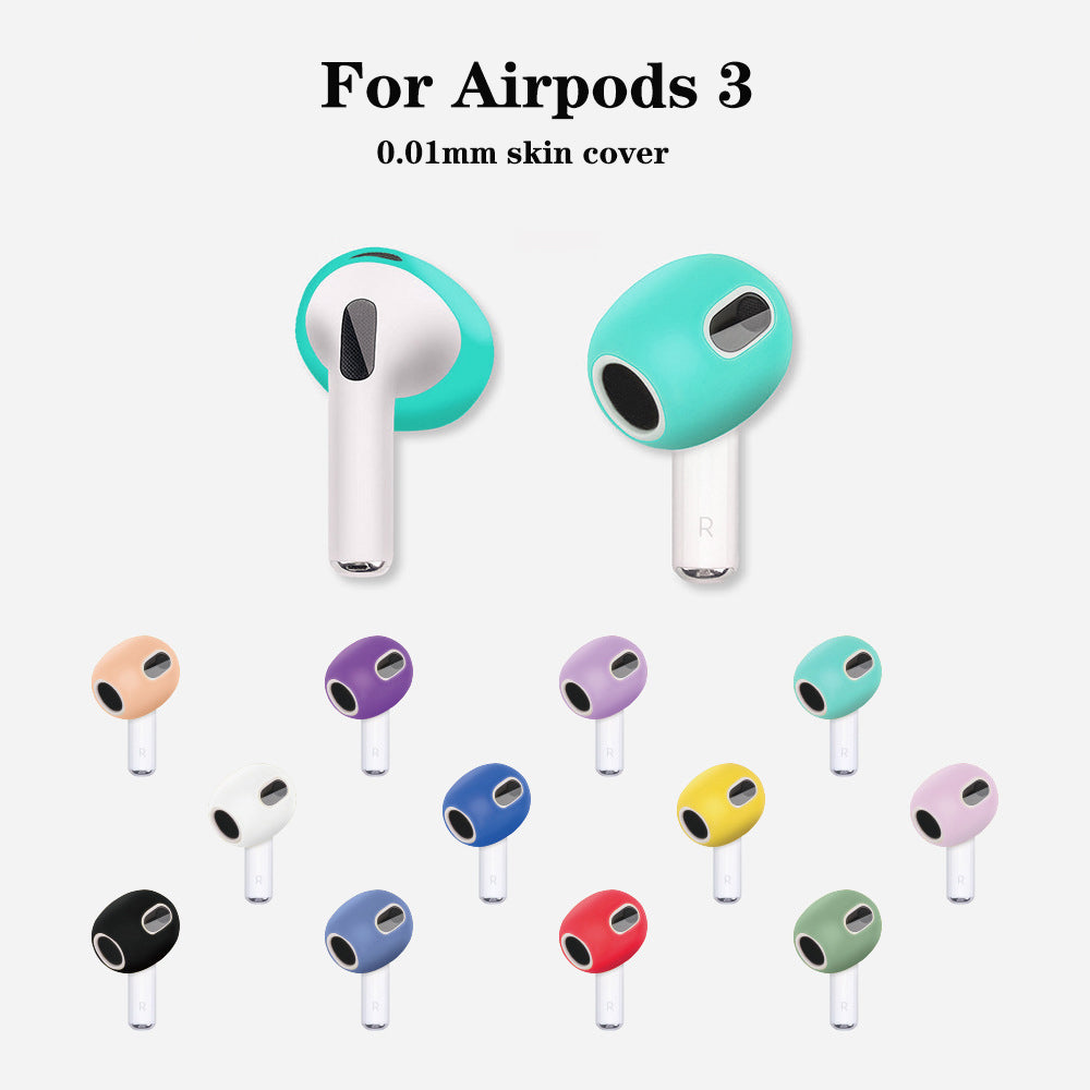 Premium Silikon Ohrpolster für Apple AirPods 4/3/2/1 and Pro Series 2024/2022/2021/2019/2016: Ohrkappen, Abdeckungen & Schutzhüllen - 2er Set Ohrstöpsel | Hochwertige Kopfhörer-Pads