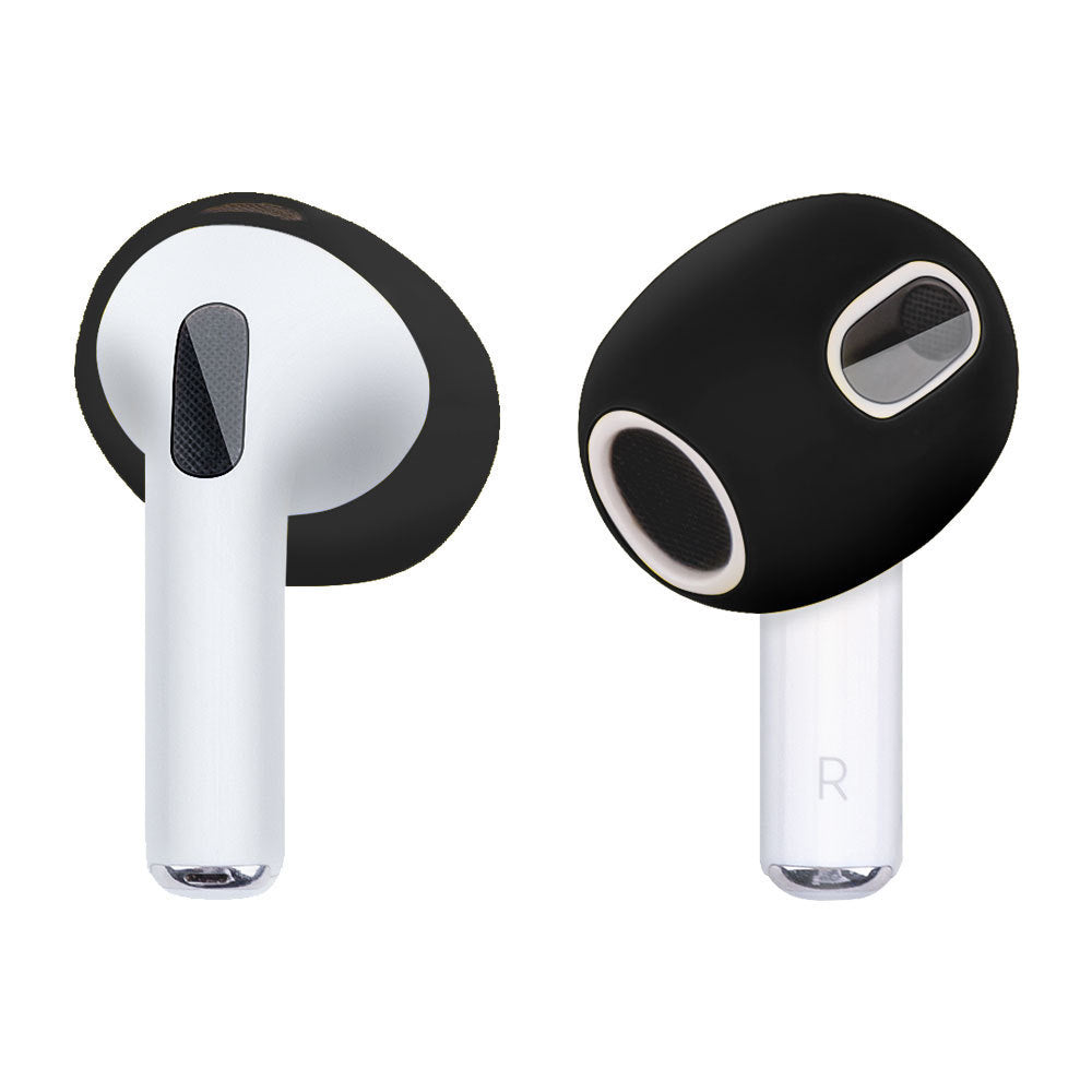 Premium Silikon Ohrpolster für Apple AirPods 4/3/2/1 and Pro Series 2024/2022/2021/2019/2016: Ohrkappen, Abdeckungen & Schutzhüllen - 2er Set Ohrstöpsel | Hochwertige Kopfhörer-Pads