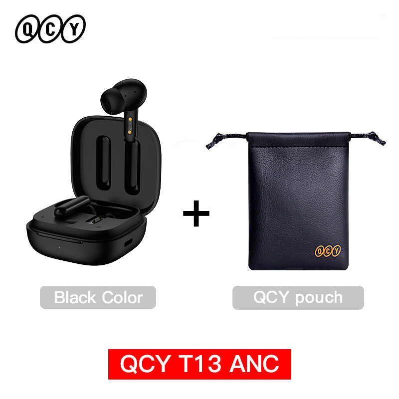 QCY T13 ANC Hochwertiges Kabelloser Kopfhörer Bluetooth 5.3 TWS mit Geräuschunterdrückung und 4 Mikrofonen, ENC In-Ear