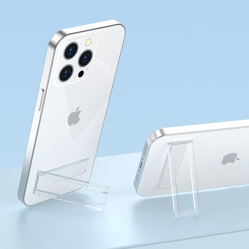 Premium Ultra-Dünner Mini-Metall Klapphandy-Ständer: Unsichtbare, Tragbare Halterung für Apple iPhone, Samsung, Xiaomi | Limitierte Edition - Phone Heaven Zone